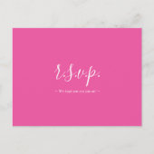 Tropische bestemming Trouwlied Aanvraag RSVP Briefkaart (Voorkant)