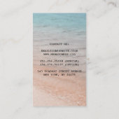 Tropische bestemming Trouwplanner Visitekaartje (Achterkant)