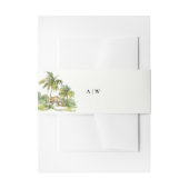 tropische bestemming uitnodigingen wikkel (Voorkant Voorbeeld)