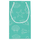 Tropische beugel- en rugzak klein cadeauzakje (Achterkant)