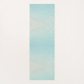 Tropische beugel Monogramed Elegant Palm Tree Yogamat (Achterkant)