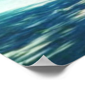 Tropische beukenafdrukken poster (Hoek)