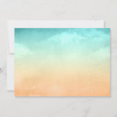 Tropische beukenpalm Bat Mitzvah-uitvindingen Kaart (Achterkant)