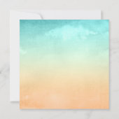 Tropische beukenpalm Bat Mitzvah-uitvindingen Kaart (Achterkant)