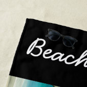 Tropische beukenpalmboom strandlaken (In situ)