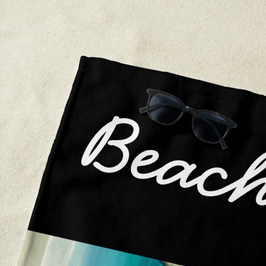 Tropische beukenpalmboom strandlaken (In situ)