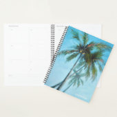 Tropische beukenpalmboomstructuurthema Planner (Display)