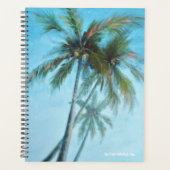 Tropische beukenpalmboomstructuurthema Planner (Voorkant)