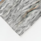 Tropische beukenvellen palmbomen eigen naam fleece deken (Hoek)