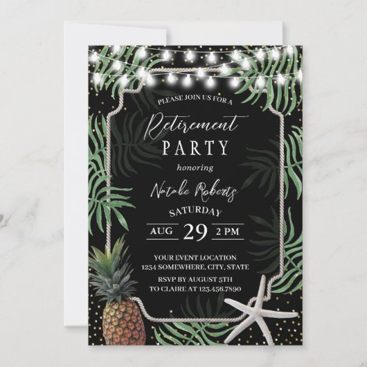 Tropische bijenappel- en staartroepenverhoging kaart (Voorkant)