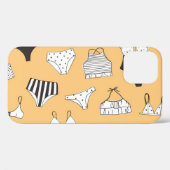 Tropische bikini: handgetekend zomerpatroon Case-Mate iPhone case (Achterkant (horizontaal))