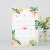 Tropische Bingo Douche Spel (Staand voorkant)