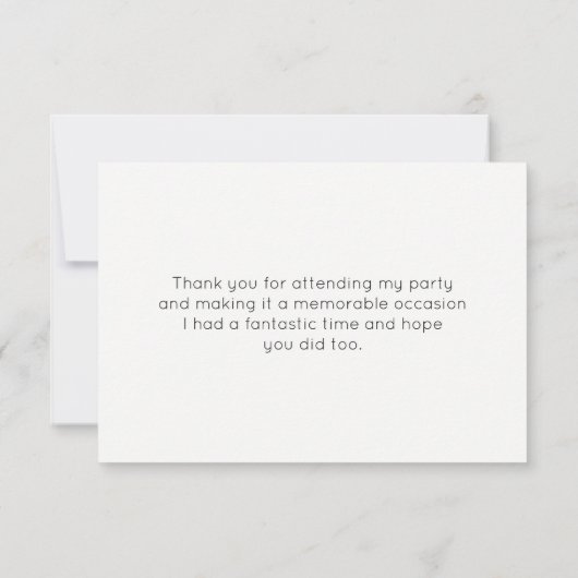 Tropische blaaspatronen en roze Bedankt met vlamJa Kaart (Achterkant)