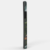 Tropische blad botanische gepersonaliseerde naam Case-Mate iPhone case (Achterkant/rechts)