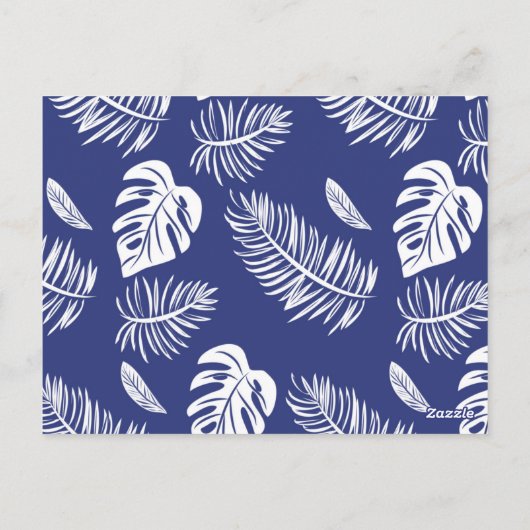 Tropische bladeren 15 briefkaart (Achterkant)