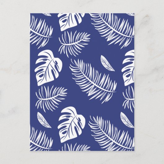 Tropische bladeren 15 briefkaart (Voorkant)