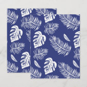 Tropische bladeren 15 notitiekaartje (Voorkant / Achterkant)