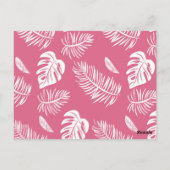 Tropische bladeren 17 briefkaart (Achterkant)