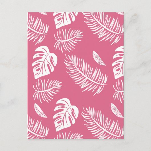 Tropische bladeren 17 briefkaart (Voorkant)