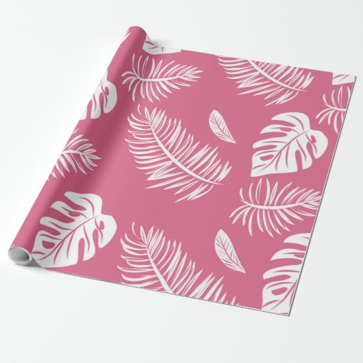 Tropische bladeren 17 cadeaupapier (Uitgerold)