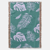 Tropische bladeren 18 deken (Voorkant Verticaal)