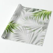 Tropische bladeren 1 cadeaupapier (Uitgerold)