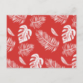 Tropische bladeren 20 briefkaart (Achterkant)