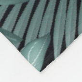 Tropische bladeren 4 fleece deken (Hoek)