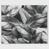 Tropische bladeren 8 cadeaupapier (Vlak)