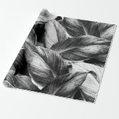 Tropische bladeren 8 cadeaupapier (Uitgerold)