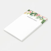 Tropische bladeren Aangepaste opmerkingen na IT Post-it® Notes (Schuin)