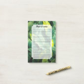 Tropische Bladeren Abstract Botanisch Jungle Natuu Post-it® Notes (Op bureau)