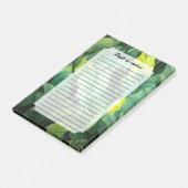 Tropische Bladeren Abstract Botanisch Jungle Natuu Post-it® Notes (Schuin)