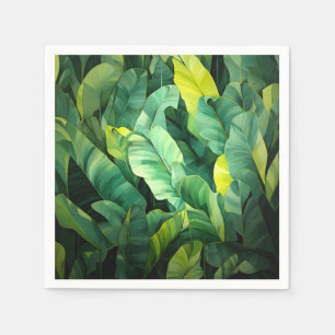 Tropische Bladeren Abstract Botanisch Jungle Natuu Servet
