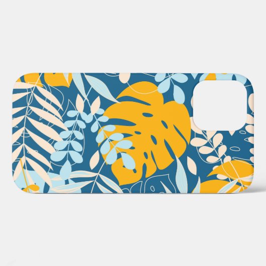 Tropische bladeren: Abstract Oerwoud Case-Mate iPhone Case (Achterkant (horizontaal))