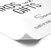 Tropische bladeren Afstuderen Kaarten & geschenken Poster (Hoek)