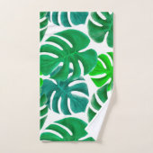 Tropische bladeren bad handdoek (Handdoek)