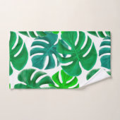 Tropische bladeren bad handdoek (Handdoek)