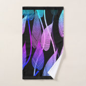 Tropische bladeren bad handdoek (Handdoek)