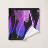 Tropische bladeren bad handdoek (Wasdoekje)