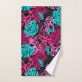 Tropische bladeren bad handdoek (Handdoek)