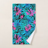 Tropische bladeren bad handdoek (Handdoek)