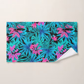 Tropische bladeren bad handdoek (Handdoek)