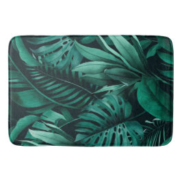 Tropische bladeren badmat