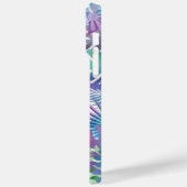 Tropische bladeren, Blauwgroen & Groene Ombre, Lav Case-Mate iPhone Case (Achterkant / Links)