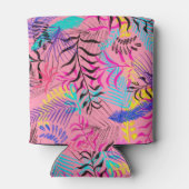 Tropische bladeren blikjeskoeler (Achterkant)