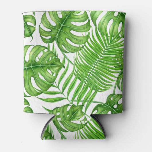 Tropische bladeren blikjeskoeler (Voorkant)