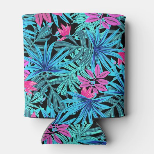 Tropische bladeren blikjeskoeler (Achterkant)