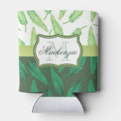 Tropische bladeren blikjeskoeler (Achterkant)