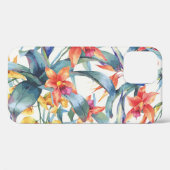Tropische bladeren Bloemen  Botanisch Case-Mate iPhone Case (Achterkant (horizontaal))